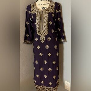 Women’s purple dress